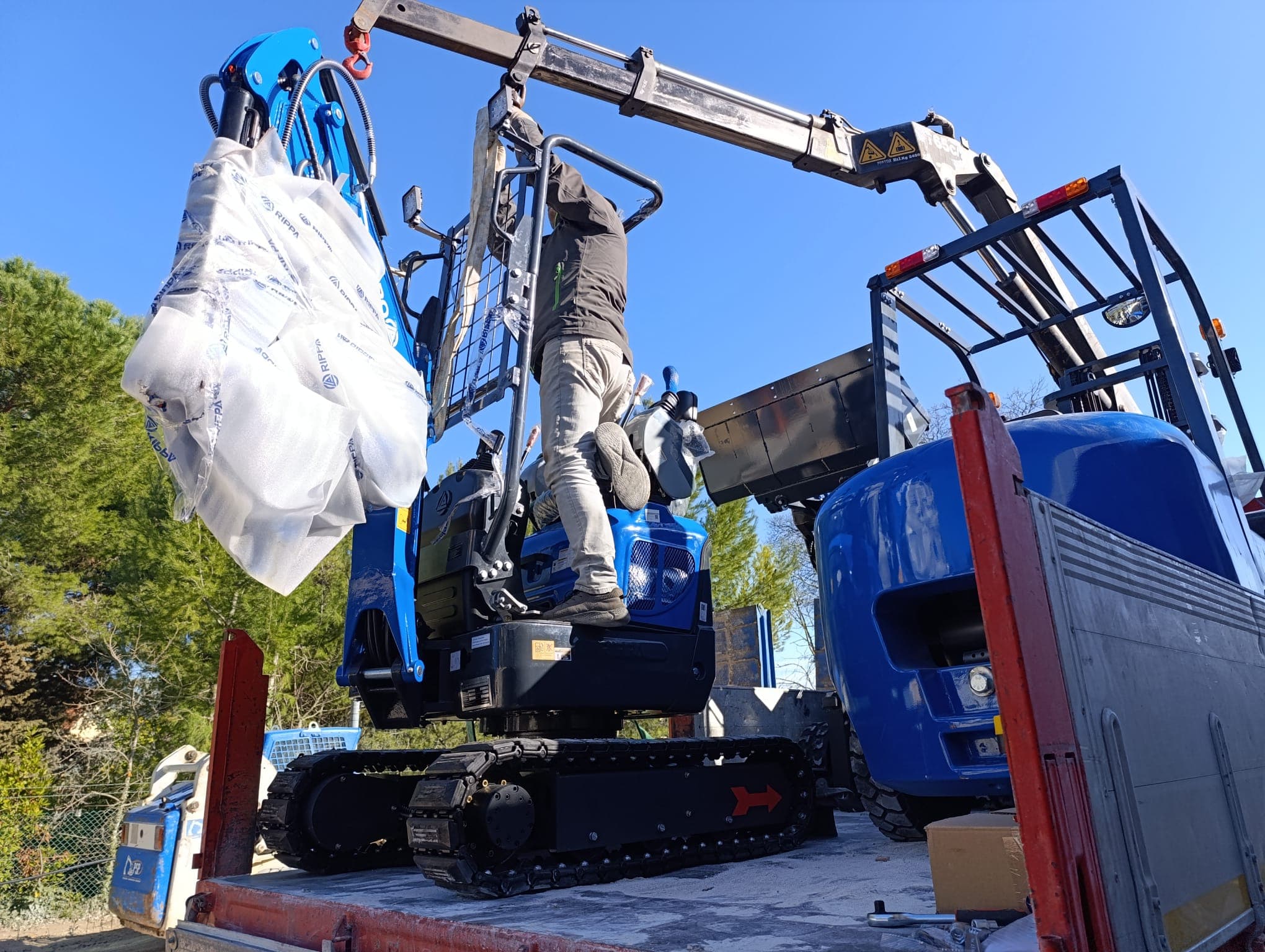 Consegna macchinario in sede